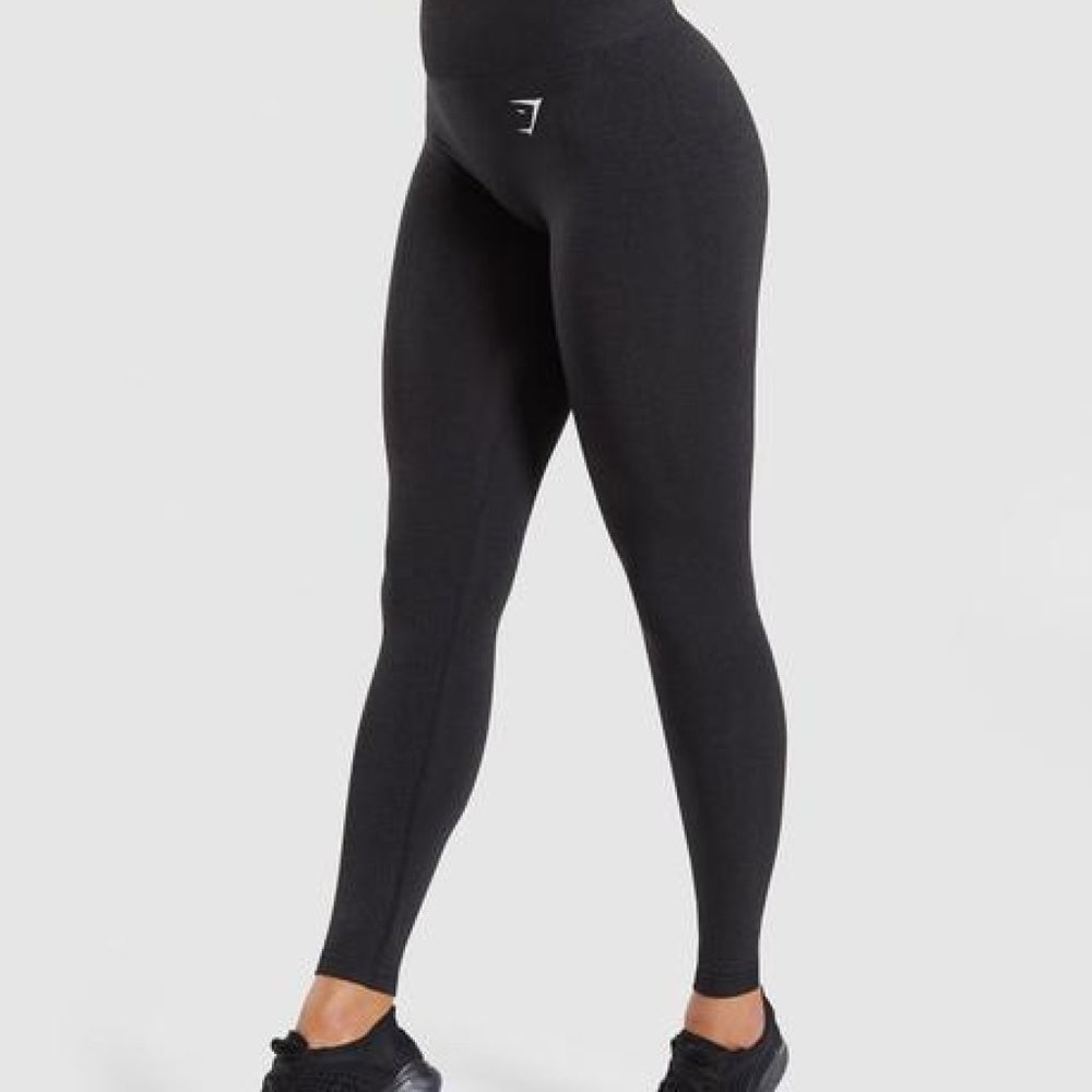 Gymshark Vital Seamless Leggings - Black Marl